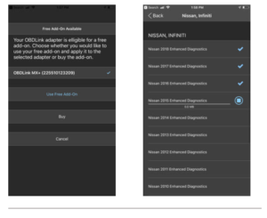 image of obdlink mx plus add on activation for all